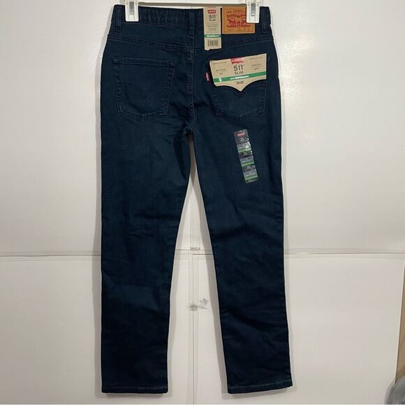 NWT Levi's 511 Dark Wash Slim Leg Jeans - Picture 2 of 4
